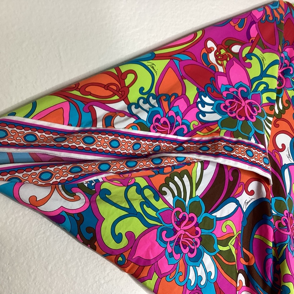 Trina Turk Fiji Flowers Beach Dress Coverup Sm - Picture 3 of 5